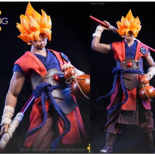 VSTOYS 1/6 Scale 19XG41 Japanese Anime Figure WU KONG Head Cloth Accessory Model for 12'' M33/M35 Muscle Body