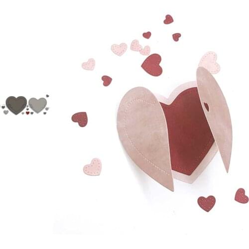 Love Cutting Dies Scrapbook Dariy Decoration Stencil Embossing Template DIY Greeting Card Handmade