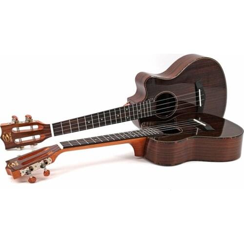 High-Grade 23/26 inch Ukulele Full Rosewood Gross Finish Classic Head Ukelele Mini Travel Guitar 4 strings Concert/Tenor uku