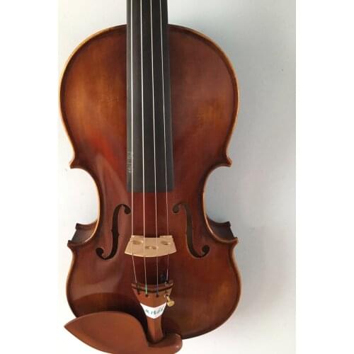 Top quality 4/4 violin Amati model 1566 flamed maple back old spruce top