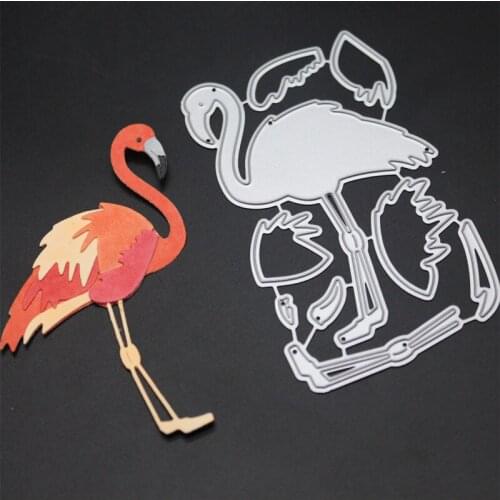 YINISE Metal Cutting Dies For Scrapbooking Stencils Flamingolar Animals DIY Paper Album Cards Making Embossing Die Cuts Mold