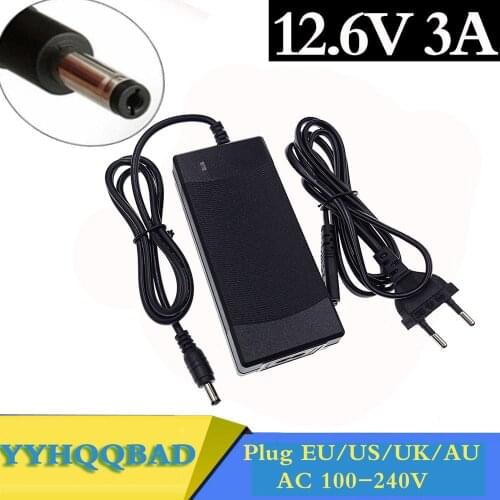 12.6V 3A Lithium Battery Charger for 3S 10.8V 11.1V 12V li-ion polymer batterry Fishing light Charger Electric drill Charger