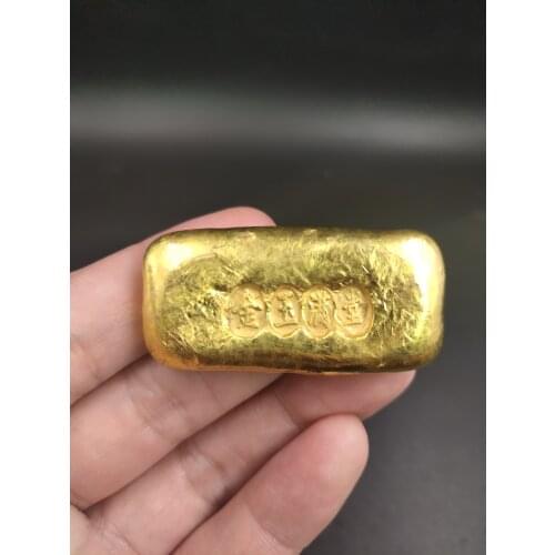 GOLD bars and ingots are full of gold and jade