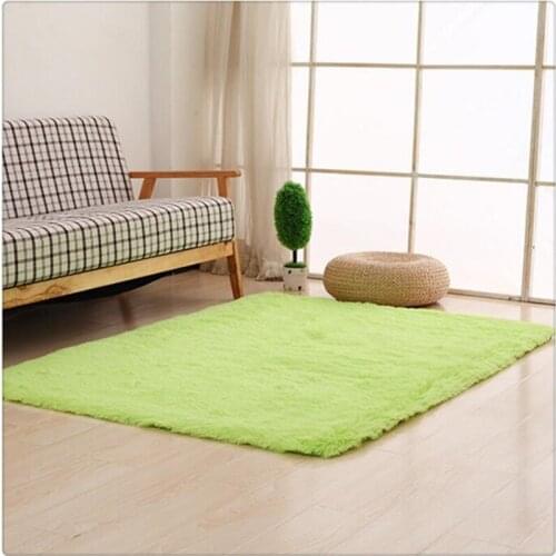 Silky Thickening 130*130CM Carpets For Living Room And Bedroom Modern Non-Slip Rugs And Carpets Floor Mat For Kids Room
