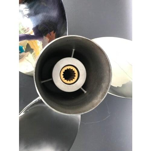 15 1/2x17 for yamaha left hand propellers fit 150HP-300HP outboard board engine STAINLESS STEEL Propeller 15 tooth