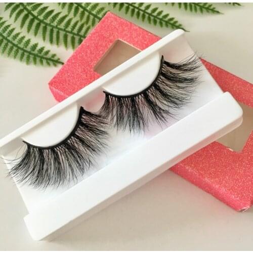 5D Mink 25mm Eyelashes with Pink Glitter Lashes Packaging Light Weight Eyelash