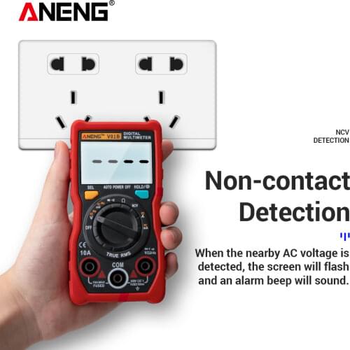 ANENG V01B 4000 Count Digital Professional Multimeter AC/DC Automotive Electrical Tester Capacitance Transistor Ampere Detector