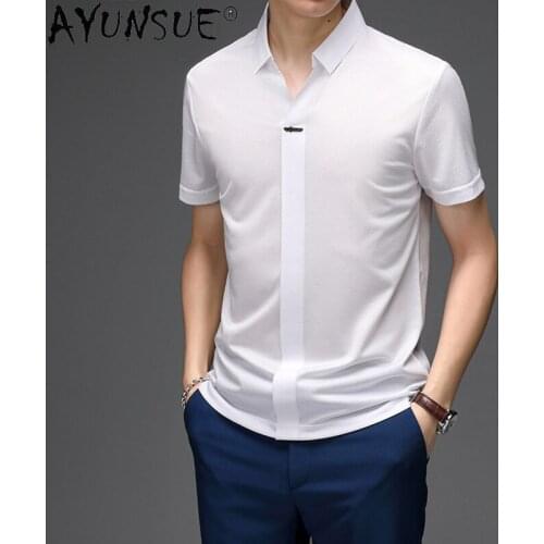 Мужские модные футболки AYUNSUE China At AliExpress