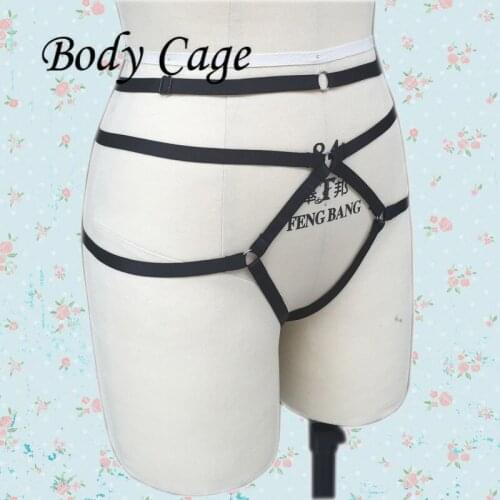 Body Cage 1pc Sexy Ladies Women Body Harness Fetish Chest Bondage Lingerie Erotic Cage Bra Gothic Garter Belt Suspenders