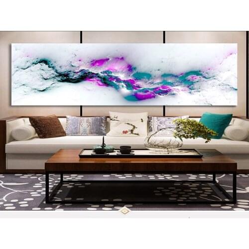 Large Diamond Embroidery full round diamond painting Large Blue Purple Cloud Abstract mosaic rhinestones ross stitch N1537