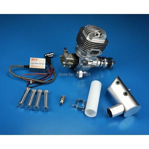 DLE61 61CC GAS Engine For RC Airplane Fixed Wing Model Single Stroke two exhaust wind cold hands start after Stroke