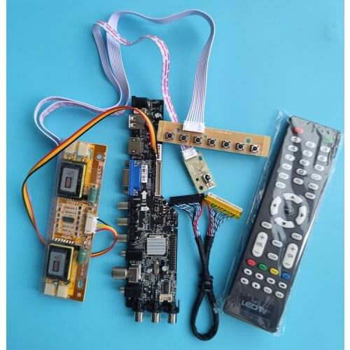For MT220WW01 V.0/V.1//V.2/V.5 AV TV USB DVB-T HDMI-compatible VGA Controller board 4CCFL 1680X1050 Digital LCD Panel 22" DVB-T2
