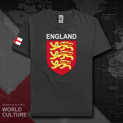 England English ENG UK men t shirt fashion 2018 jersey nation team 100% cotton t-shirt fitness brand clothes summer tees new 20