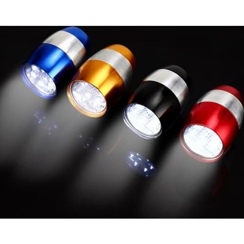 Mountain Bike Bicycle Front Fork Light LED Riding Warning Light Aluminum Alloy Power Saving High Brightness Adjustment Lamp