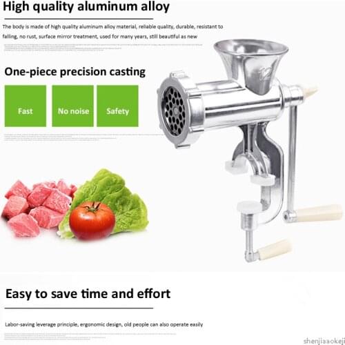 Stainless steel Manual sausage machine enema machine multi-function commercial sausage machine meat grinder meat slicer 1pc