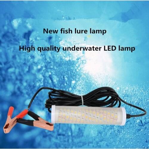 12V Fishing Light underwater led lights for ponds Attracting Fish LED Night Luring Lamp 20W boat light Docks Fishing Tool Green