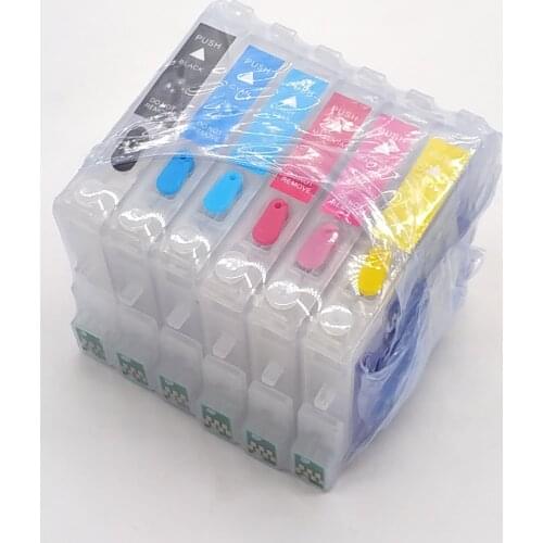R340 RX500 R220 R300 R200 Refillable ink cartridges T0481-T0486 for Epson
