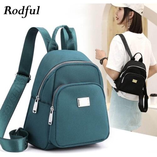 Nylon Fabric Sac A Dos Femenina Mini Backpack for Women Teenager Girls 2021 Small Womens Backpack Bag Back Pack Casual Daypack