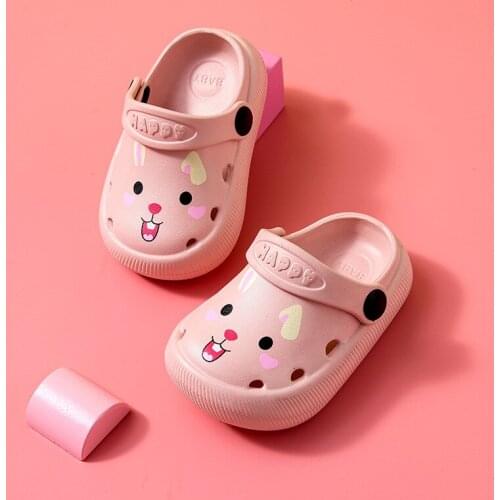 Baby Slippers Summer Boys and Girls Baotou Big Childrens Hole Shoes Male Treasure Baby Sandals Soft-soled Toddler Shoes Men