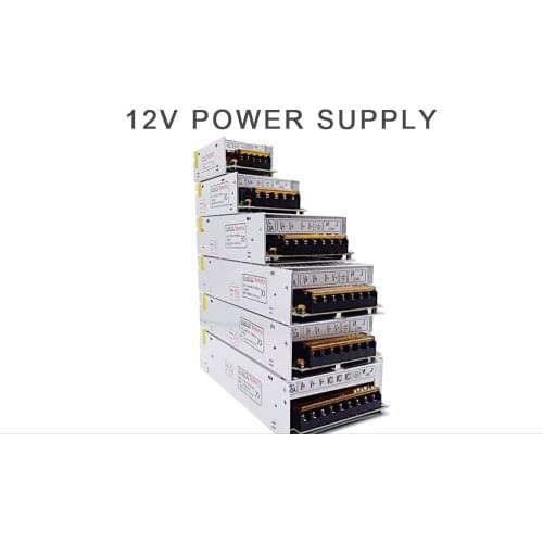 DC12V Led Power Supply Transformer Led Power Driver Adapter DC12V 1-60A switching power supply Not waterproof