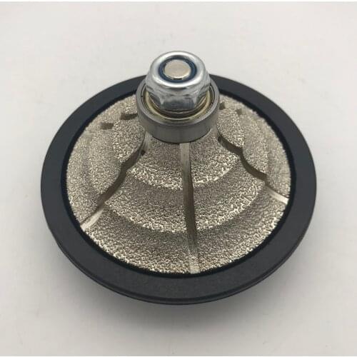 Vacuum Brazed 3G30 Router Bit Diamond Profiling Wheel for Hand Tools Marble Limestone Soft Granite Thread M14 Wet or Dry