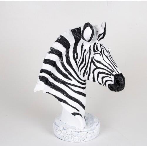 Veramaya Zebra Büst Trinket 42x18x32 Cm