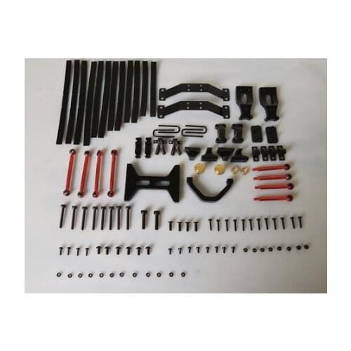 Rear axle suspension for 1/14 scale rc 8X8 6X6 dumper 4wd container truck tamiya scania beenz MAN tgx