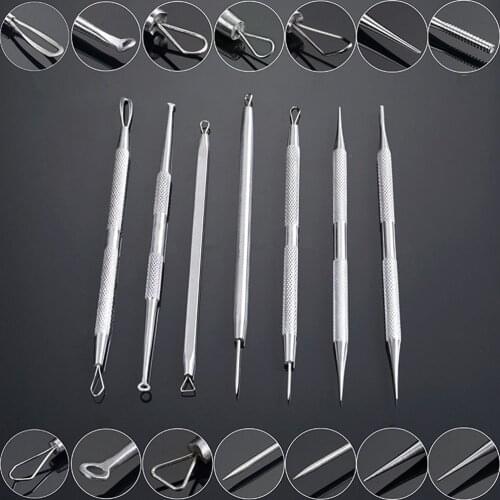 1Pcs Professional Antibacterial Black Head Remover Cleaner Needle Tool Blemish Pimple Acne Spot Extractor Remover For Face Care