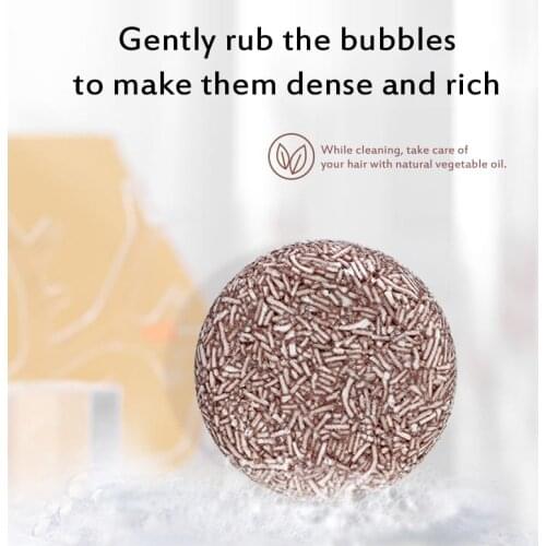 1pcs Shampoo Soap Vegetable Essential Oil Soap Solid Shampoo Conditioner He Shou Wu Natural Organic Conditioner Hair Repair Care