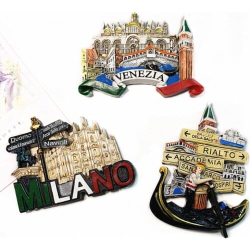 1Pcs Venice Landscape Resin Refrigerator Magnet Sticker Travel Souvenir Gift For Kitchen Decoration