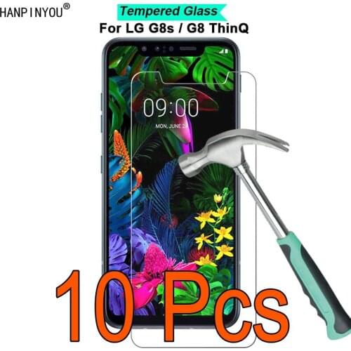 10 Pcs/Lot For LG G8s / G8 ThinQ 9H Hardness 2.5D Ultra-thin Toughened Tempered Glass Film Screen Protector Guard