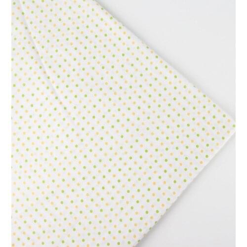 158cm half meter yellow green dot cotton fabric DIY home decoration projects Art Gallery fabrics for patchwork and crafts