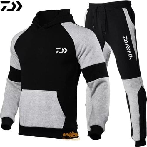 2021 Daiwa Fishing Clothing Autumn winter Fishing Suit Cotton Outdoor Camping Hiking Sport Set quality Clothes Fishing Suits