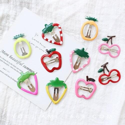 6PCS/lot Lovely Frunt hair clips toddlers hairpin Cute kids Barrettes hairpin headband Hair Accessories
