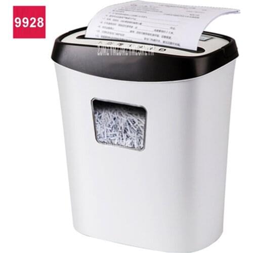 9928 15L Electric Mini Shredder File Shredder Strip Office Home High Power Electric Shredding 220V/60W paper shredder 1.6m/min