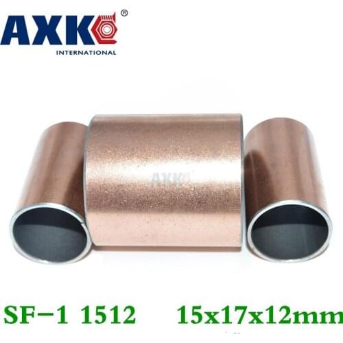 Axk 10pcs Sf-1 1512 15x17x12 Mm Self Lubricating Composite Bearing Bushing Sleeve Free Shipping Sf1