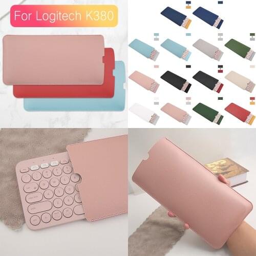 Case For Apple Logitech K380 wireless keyboard PU PVC Case Bag for iphone Bluetooth keyboard Case for Logitech K380 storage bag