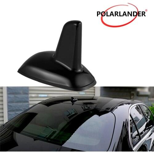 Free shipping Black Automotive Shark Short Stubby Ornamental Decorative Dummy Antennas For Mercedes for Benz