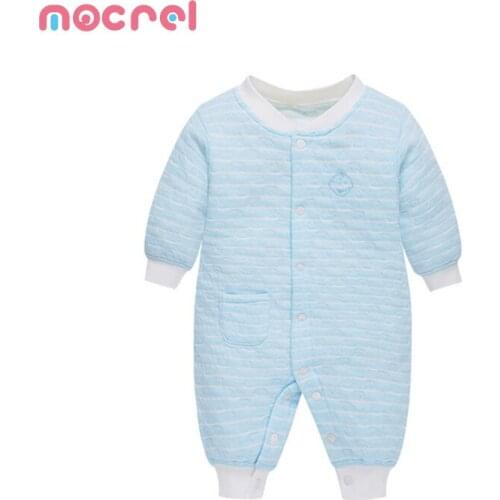 Newborn 0 Months Baby Romper Suit Baby Climb Clothes Clothes Pin Cotton Thermal Underwear Sleepwear Toddler Boy Footies Clothes