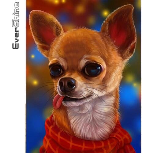 Evershine 5D DIY Diamond Painting Animal Bead Embroidery Diamond Mosaic Dog Full Square Drill Cross Stitch Home Decoration