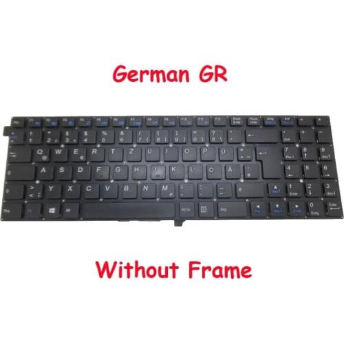 GR LA US Keyboard For CLEVO W550AU W550EL W550EU1 W550SU1 W551EU1 W551SU2 W555AUQ W555EUQ W555SUW W555SUY Korea Italy LA TR UK