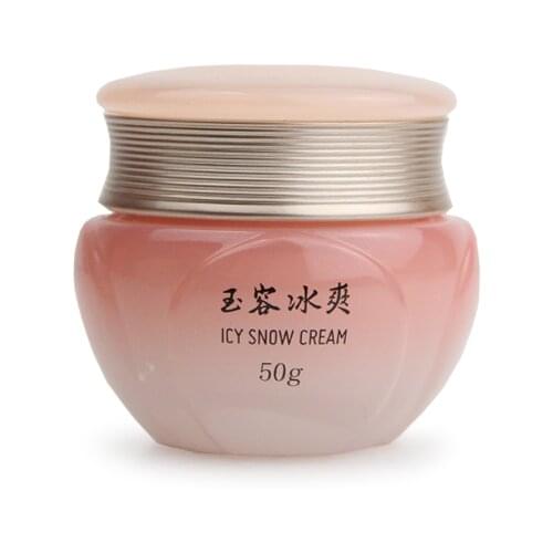 Icy snow cream, hydrating and antiaging for all skin types. Protects the skin from external aggressions. -Gives