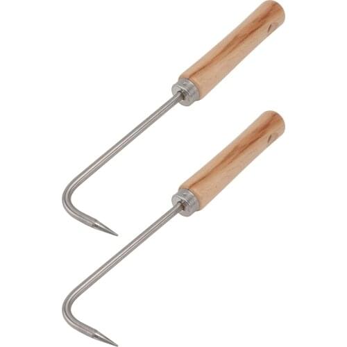 2pcs Garden Weeding Tool Weeding Device Single-claw Hook Root Removers