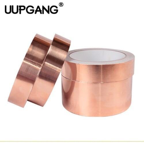 10m DIY Double Side Conductive Copper Foil Tape Adhesive Strip Shield Eliminate Anti-static Heat Dissipation Repair Tape Sticker