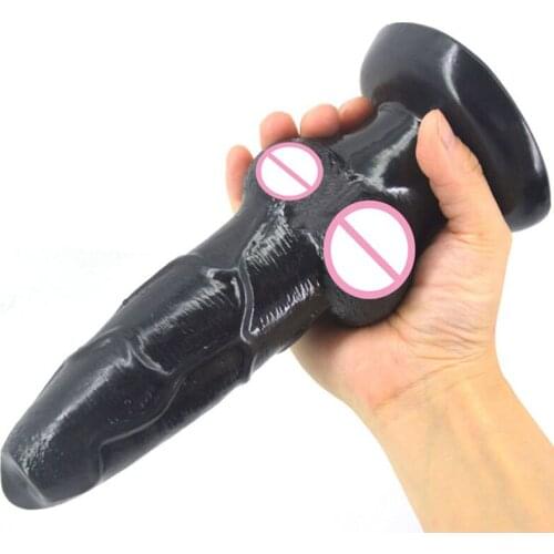 Soft Big Dog Dildo Realistic Penis Animal Fake Dick Adult Sex Toys For Women Erotic Masturbator Suction Cup Dildos Anal Plug