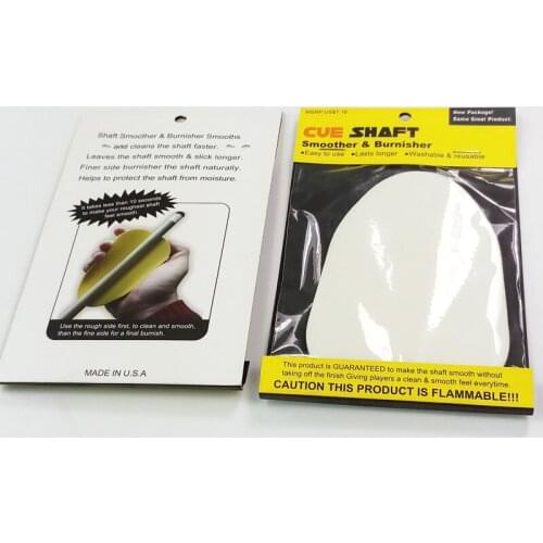 New Billiards Pool cue shaft smoother&burnisher Snooker rod wiping cloth Billiards accessories