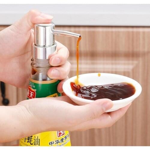 New Oyster Sauce Bottle Pressure Mouth Household Oyster Sauce Soy Sauce Dispenser Leak-proof Bottle Stopper Kitchen Bar Tools