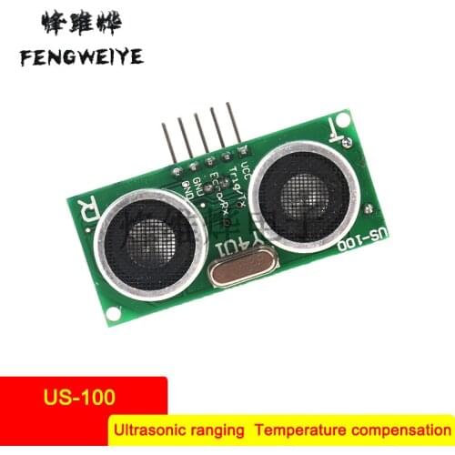 Panel US-100 ultrasonic ranging module with temperature compensated ultrasonic module sensor dual mode serial port