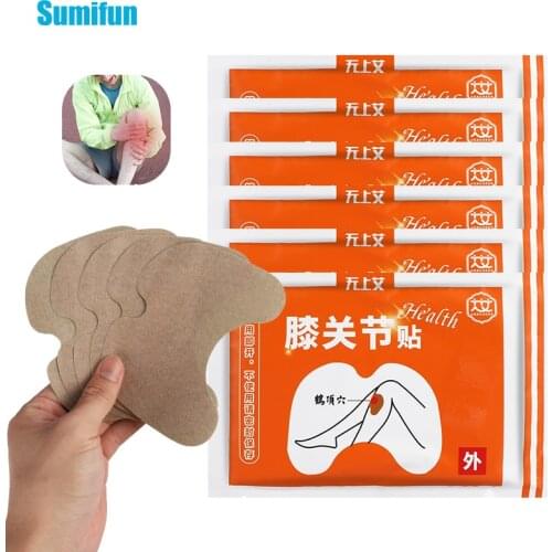 5pcs/bag Knee Joint Pain Relief Patches Herbal Plaster for Knee Strain Rheumatoid Bruises Sticker Joint Stiffness Relief