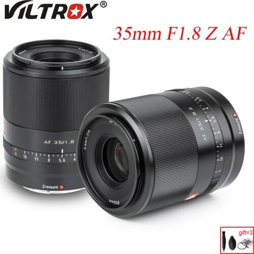 VILTROX 35mm F1.8 Full Frame Automatic Focus AF Wide Angle Prime Lens Large Aperture Z Mount for Nikon Z6 II Z7 Z50 ZFC Camera